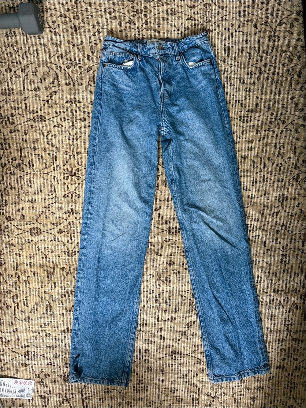 Reformation Cynthia High Rise Straight Long Jeans in Colorado